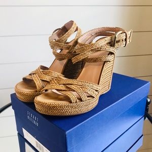 Stuart Weitzman Reins Wedges Sz. 8